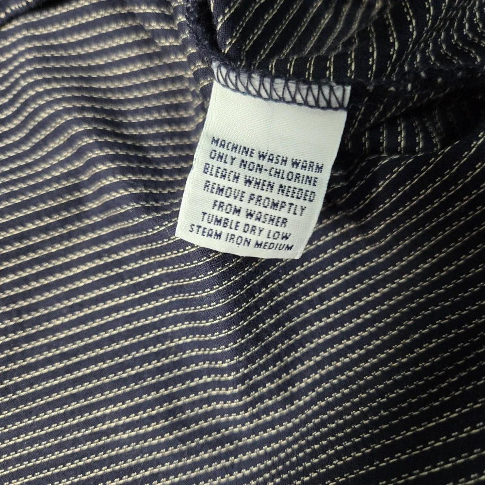 Polo By Ralph Lauren‎ Shirt Men XL  Navy Long Sleeve Pima Cotton Pony